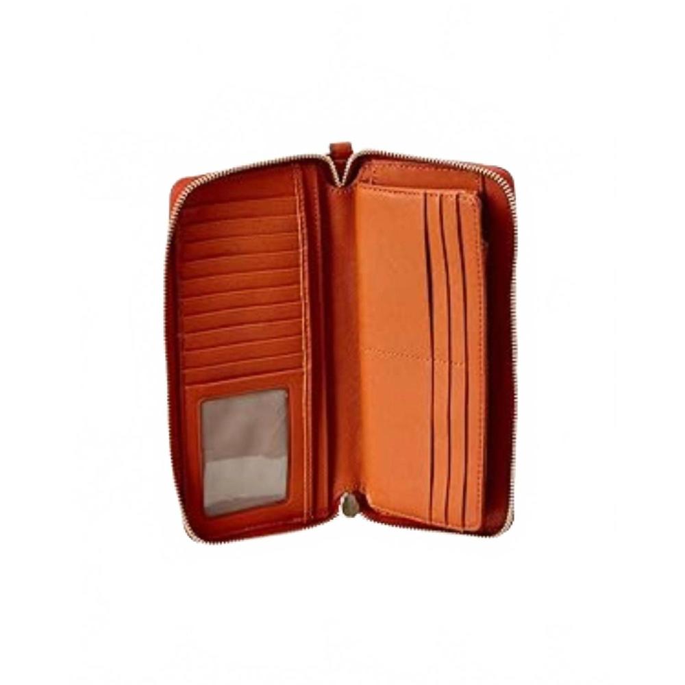 NEW MICHAEL KORS women's jet set wallet in orange - Picture 3 of 5